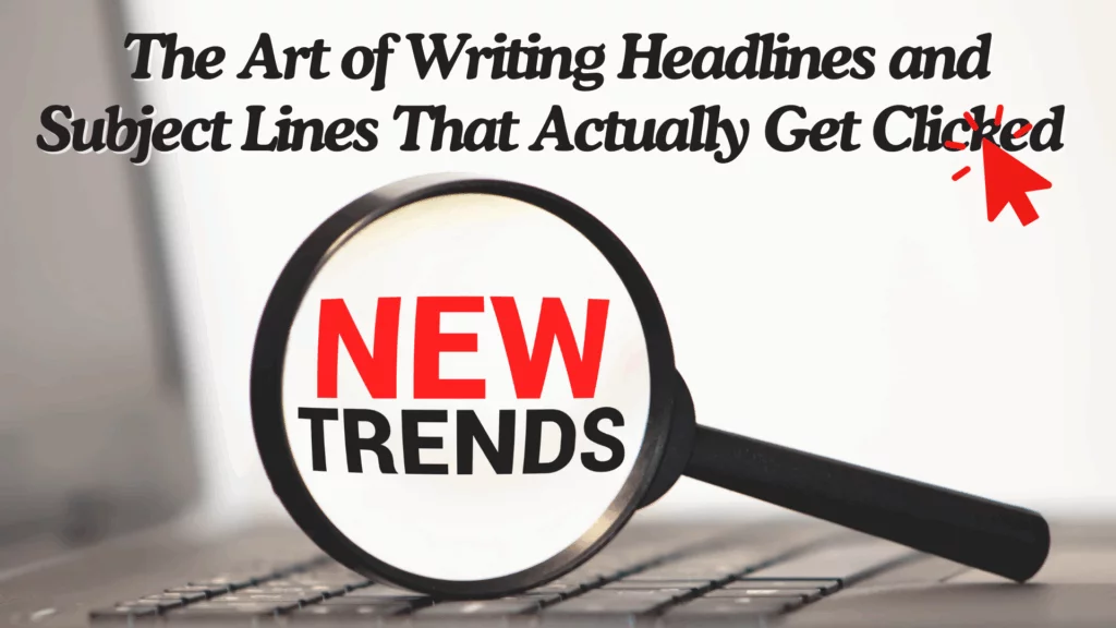 The Art of Writing Headlines and Subject Lines That Actually Get Clicked (Without Sounding Like a Desperate Used Car Salesman)